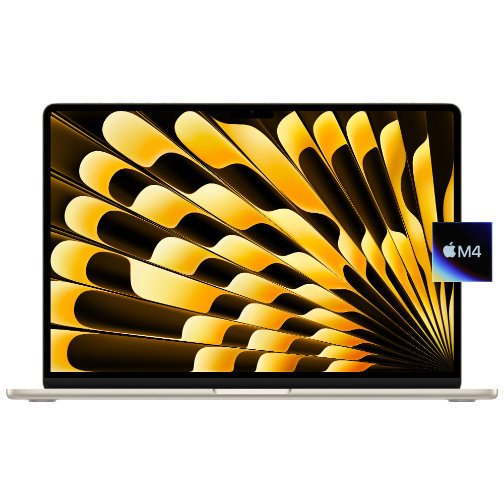 Apple MacBook Air 15"" (2025) Chip M4 16GB RAM 256GB SSD | Starlight - Teclado Inglés