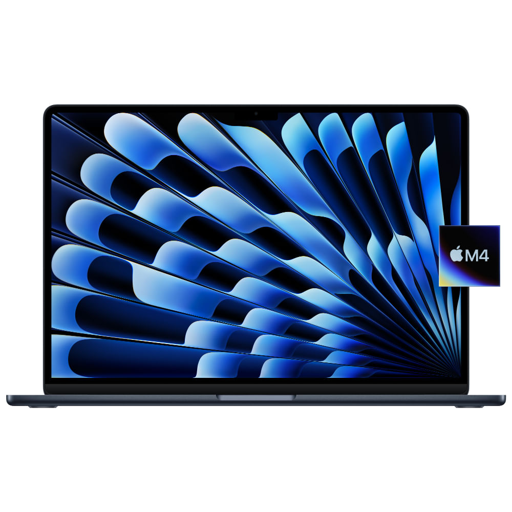 Apple MacBook Air 15"" (2025) Chip M4 16GB RAM 512GB SSD | Midnight - Teclado Inglés