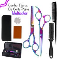 Juego de Tijeras y Accesorios Tornasolado  YH1204