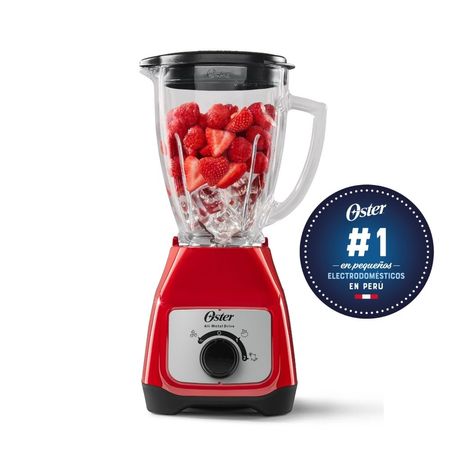 Licuadora Oster® 2 velocidades con control de perilla BLSTKAG-RRD-053 1.5L Roja