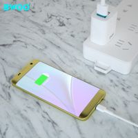 CARGADOR DE PARED RÁPIDO DUAL CON CABLE LIGHTNING 2 USB BO-CDA64L BWOO