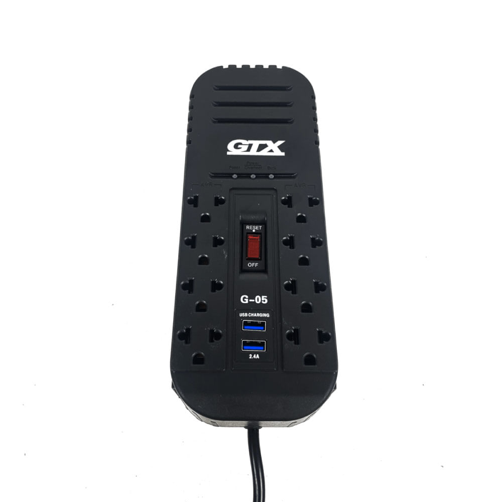 Estabilizador GTX G-05 8Sal 2USB 1200VA600W