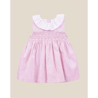VESTIDO BORDADO A MANO ESTAM FLORES