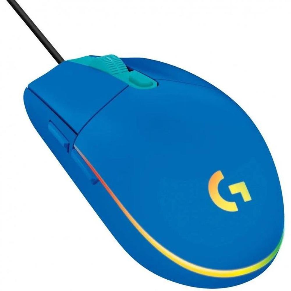 Mouse Gamer Logitech G203 Rgb Azul
