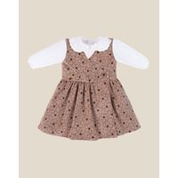 VESTIDO CORD CRUZ C-BLUSA MOTITA