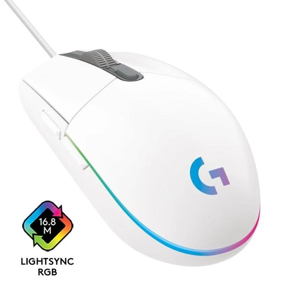 Mouse Gamer Logitech G203 Rgb Blanco