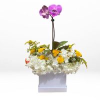 Arreglo Floral Eliana - Flores amarillas -  Arreglo floral