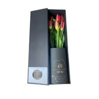 Box Luxury Tulipanes Rojos - Ramo de Flores