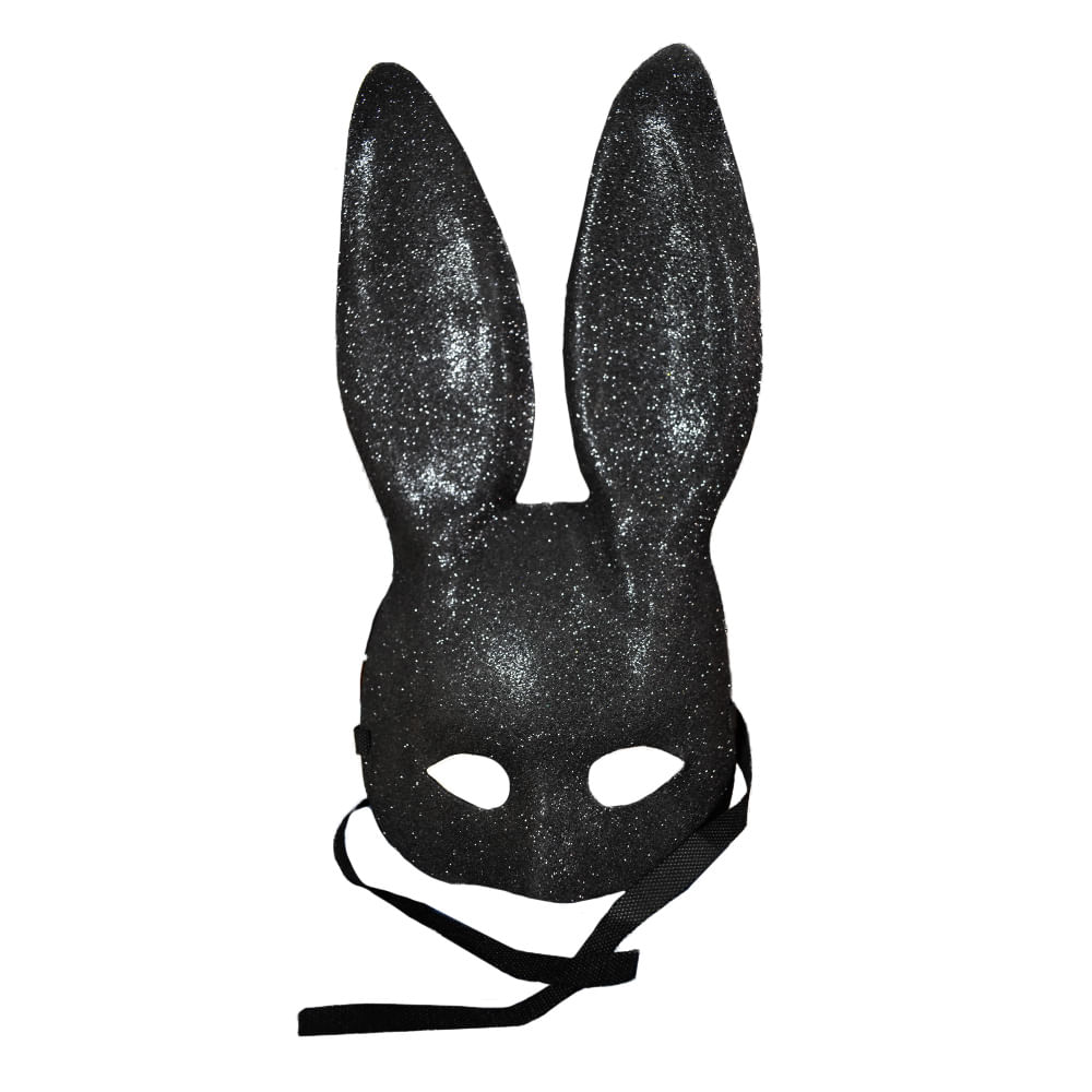 Máscara De Coneja Negro Shine Cosplay Party