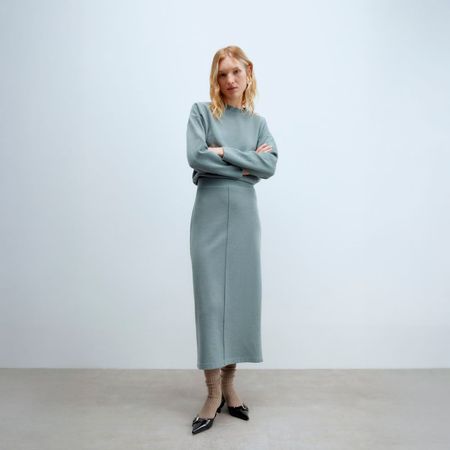 Falda Soft Set Sfera Mujer Verde Medio M