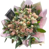 Ramo Delia - Buchon rosas inglesas - Ramo de Flores