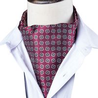Corbata Bufanda Hombre Boda Modelo Andres - Guinda