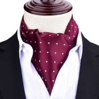 Corbata Bufanda Hombre Boda Ethan - Guinda