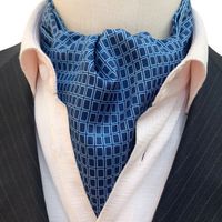 Bufanda Corbata Renier Azul Elegante para Hombre