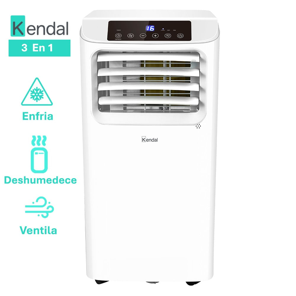 Aire Acondicionado Portatil y Deshumidificador KENDAL  Kapp-7000BTU