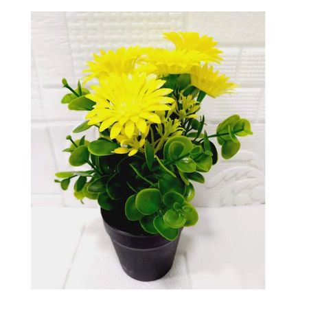 Macetita con Flores Artificiales Pack 2u.