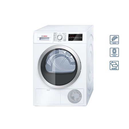 Secadora Bosch WTG86402PE de Condensación Carga Frontal 8 Kg Blanco