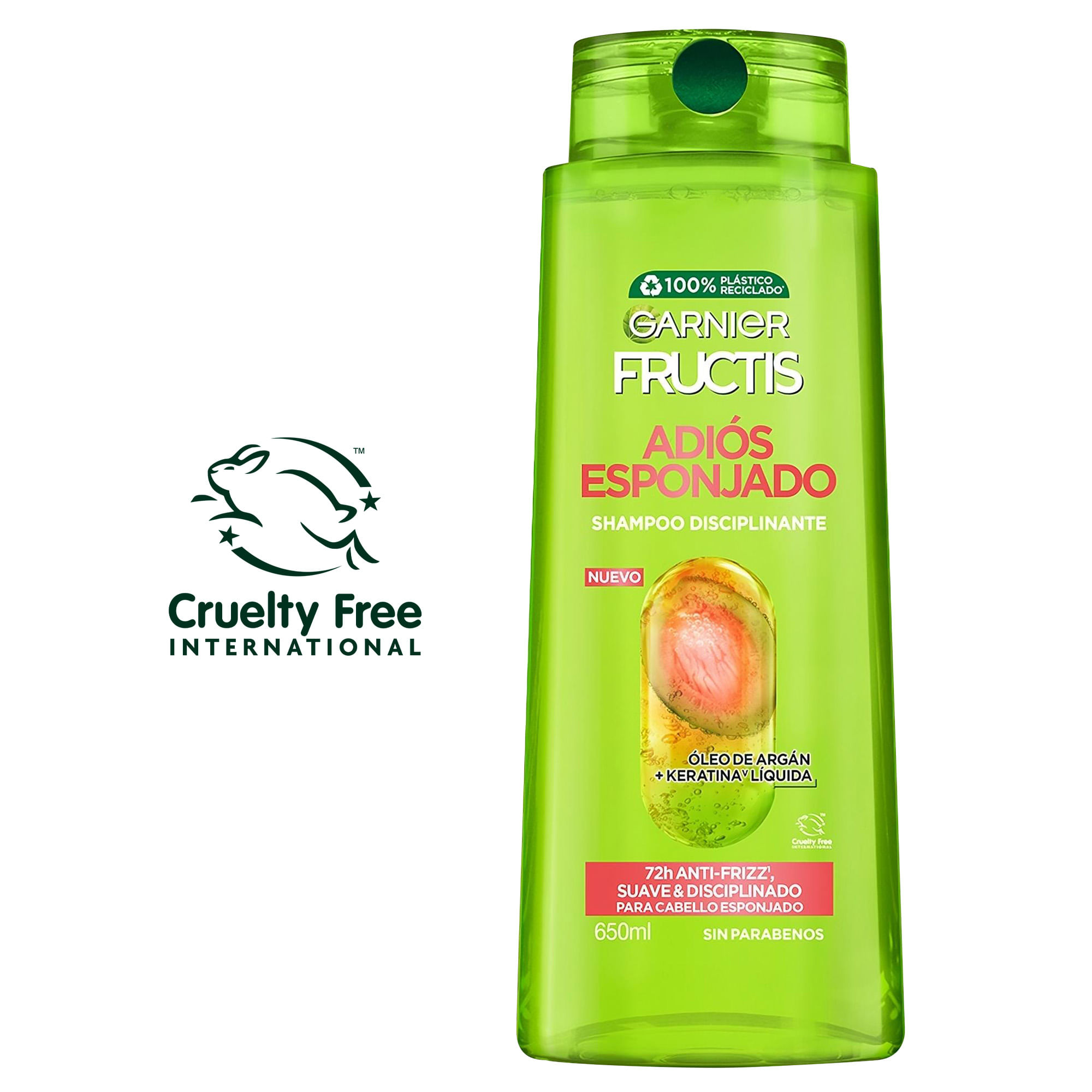 Shampoo FRUCTIS Adiós Esponjado Frasco 650ml