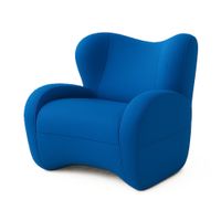 Sillón Ergonómico con Respaldo Lumbar Azul