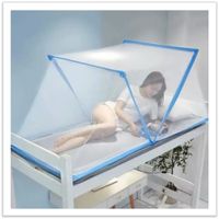 MOSQUITERO PLEGABLE  2 PLAZAS AZUL