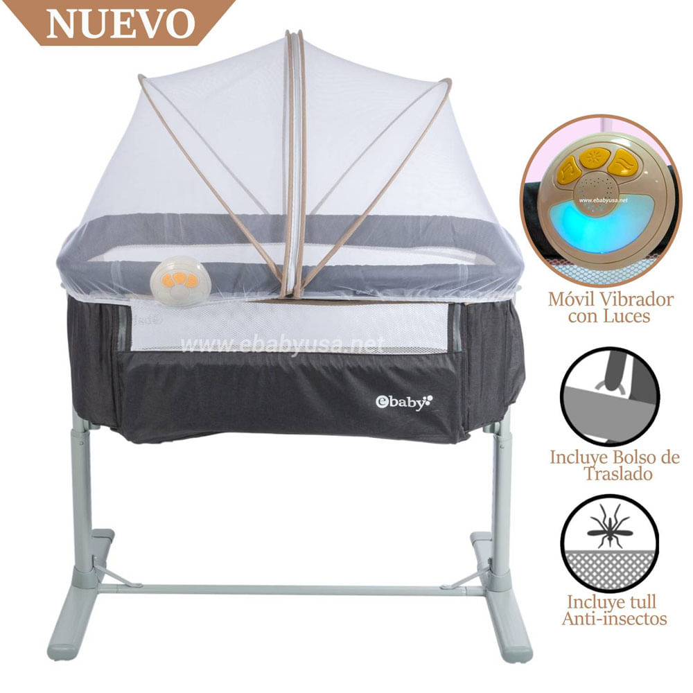 Cuna Colecho Ebaby Musical TAMI Beige