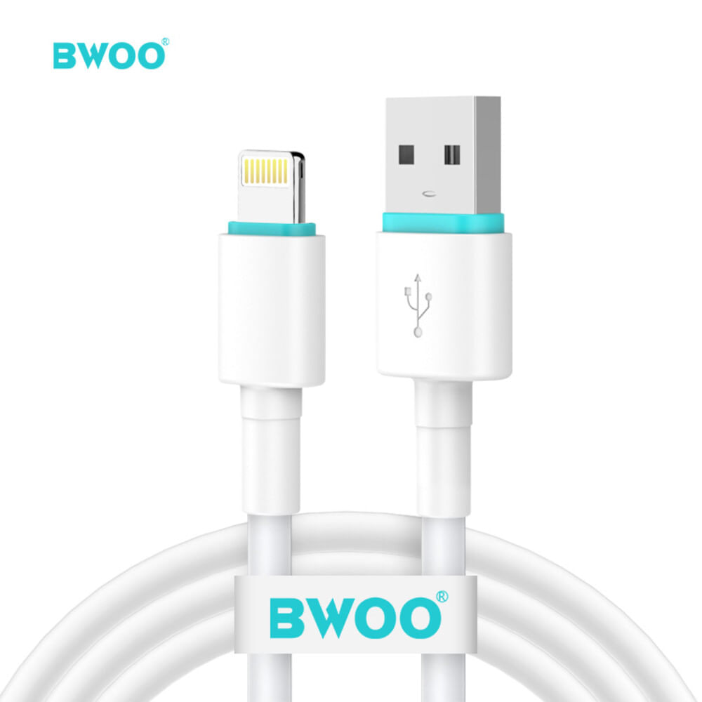 CABLE DE DATOS CARGA RAPIDO USB A LIGHTNING TPE 1MT B0-X175L BWOO