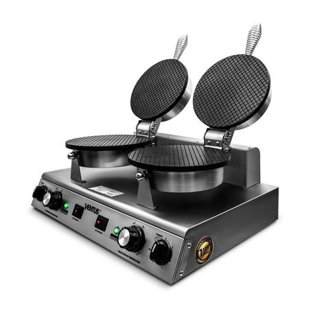Máquina Doble para Barquillos Ventus Modelo VMB02 de Acero Inoxidable