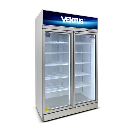 Vitrina Refrigeradora Ventus Visicooler VCTM900L Plata de Acero Antideslizante