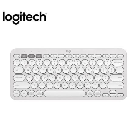 Teclado Logitech Pebble 2 K380s Bluetooth Wireless Sp White