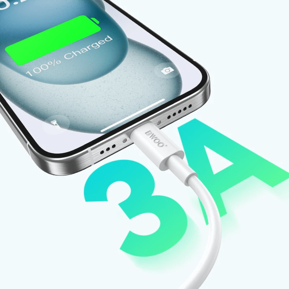 CABLE DE DATOS RÁPIDA USB A USB-C X285C BWOO