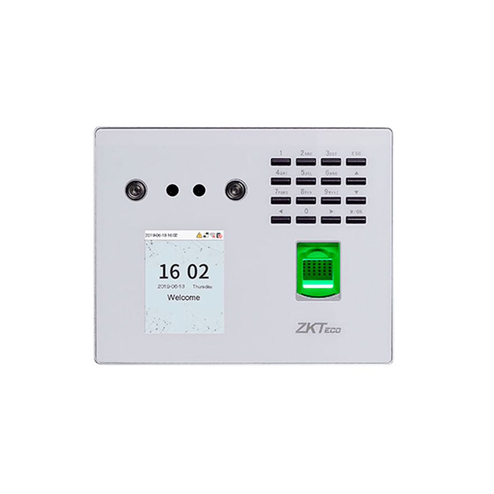 Control de Asistencia ZKTeco: Acceso Facial y Huella, Compatible con PIN - Seguridad Eficiente