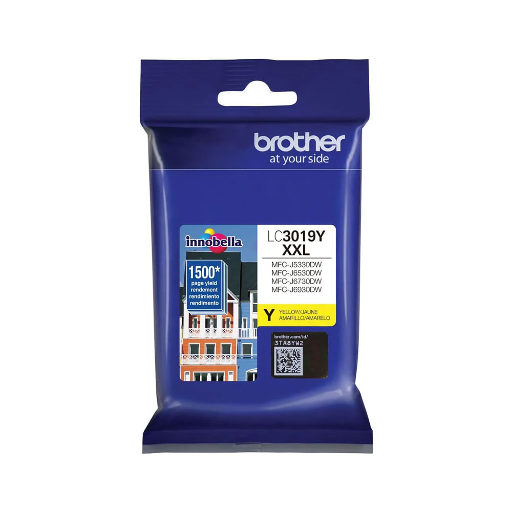 Tinta Brother LC-3019Y Amarilla para Impresoras MFC-J5330DW y MFC-J6730DW - Alta Calidad de Impresi