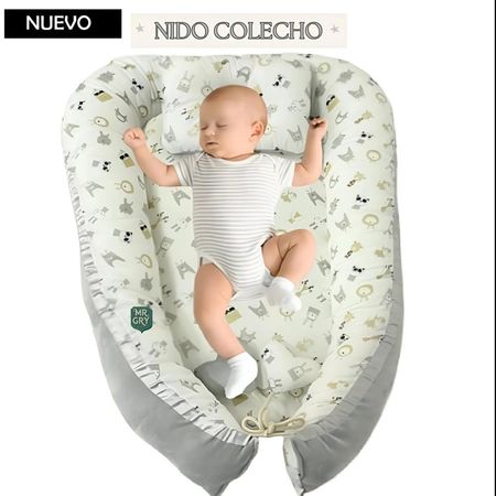 Nido Colecho para Bebe Gris