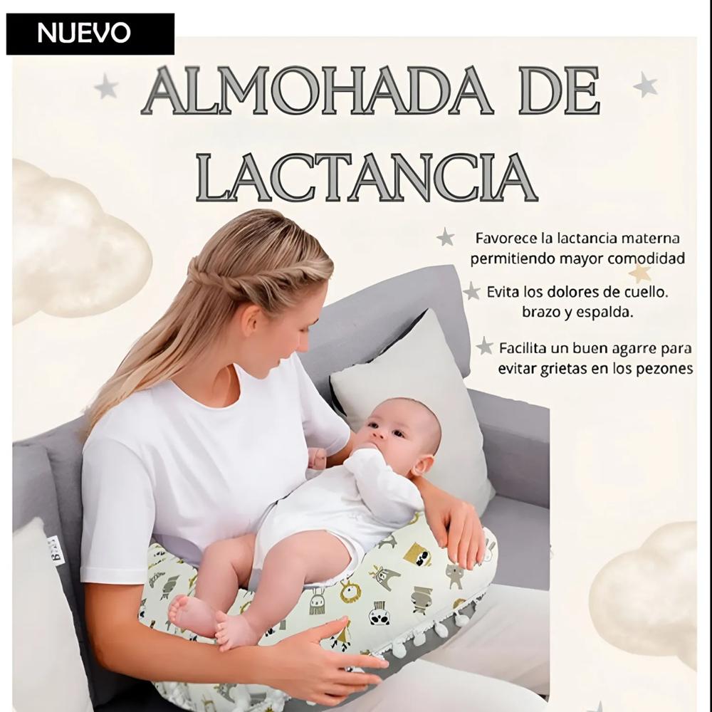 Almohada de Lactancia Gris