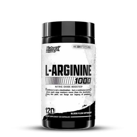 L-Arginina 1000 mg - 120 capsulas Nutrex Research