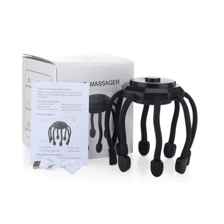 Masajeador de Cabeza Portátil para el Alivio del Estrés para Hombres y Mujeres