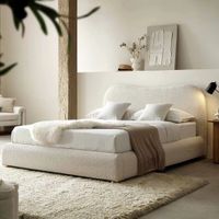 CAMA BOX TARIMA CIEL 2 PLAZAS BEIGE