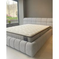 CAMA BOX TARIMA LUX KING PLATA
