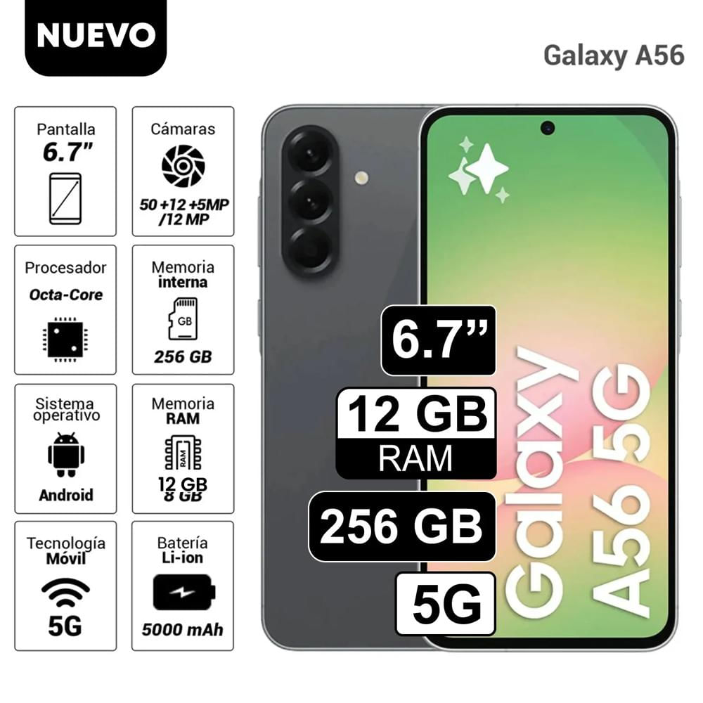 Samsung Galaxy A56 5g 256gb 8gb Negro