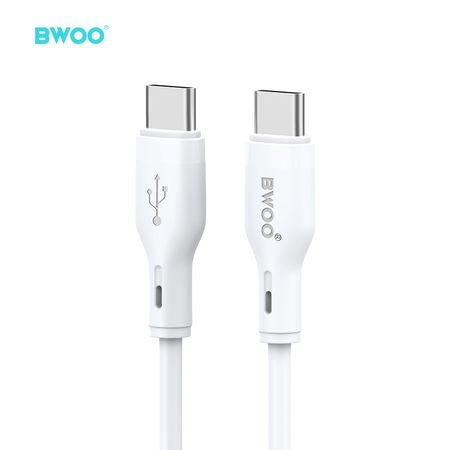 CABLE DE DATOS 60W TIPO C A TIPO C PVC 1MT X286C-C BWOO