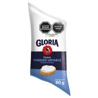 Queso Crema Natural GLORIA Paquete 80g