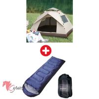 Carpa Modelo Casa + Bolsa De Dormir 700 GR BEIGE