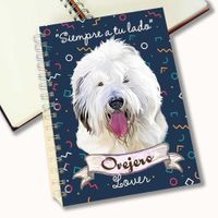 Cuaderno A5 - Qala Diseño - Perro Ovejero