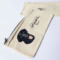 Cartuchera Bordada - Qala Diseño - Perro Labrador Negro