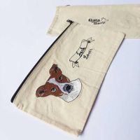 Cartuchera Bordada - Qala Diseño - Perro Jack Russell