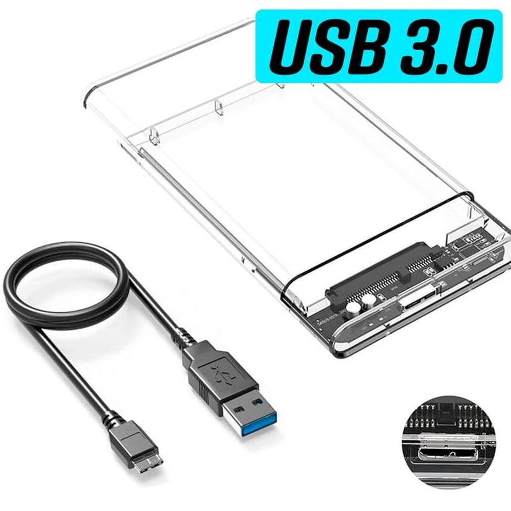 Case Disco Duro Usb 3.0 Externo Adaptador Laptop Sata 2.5