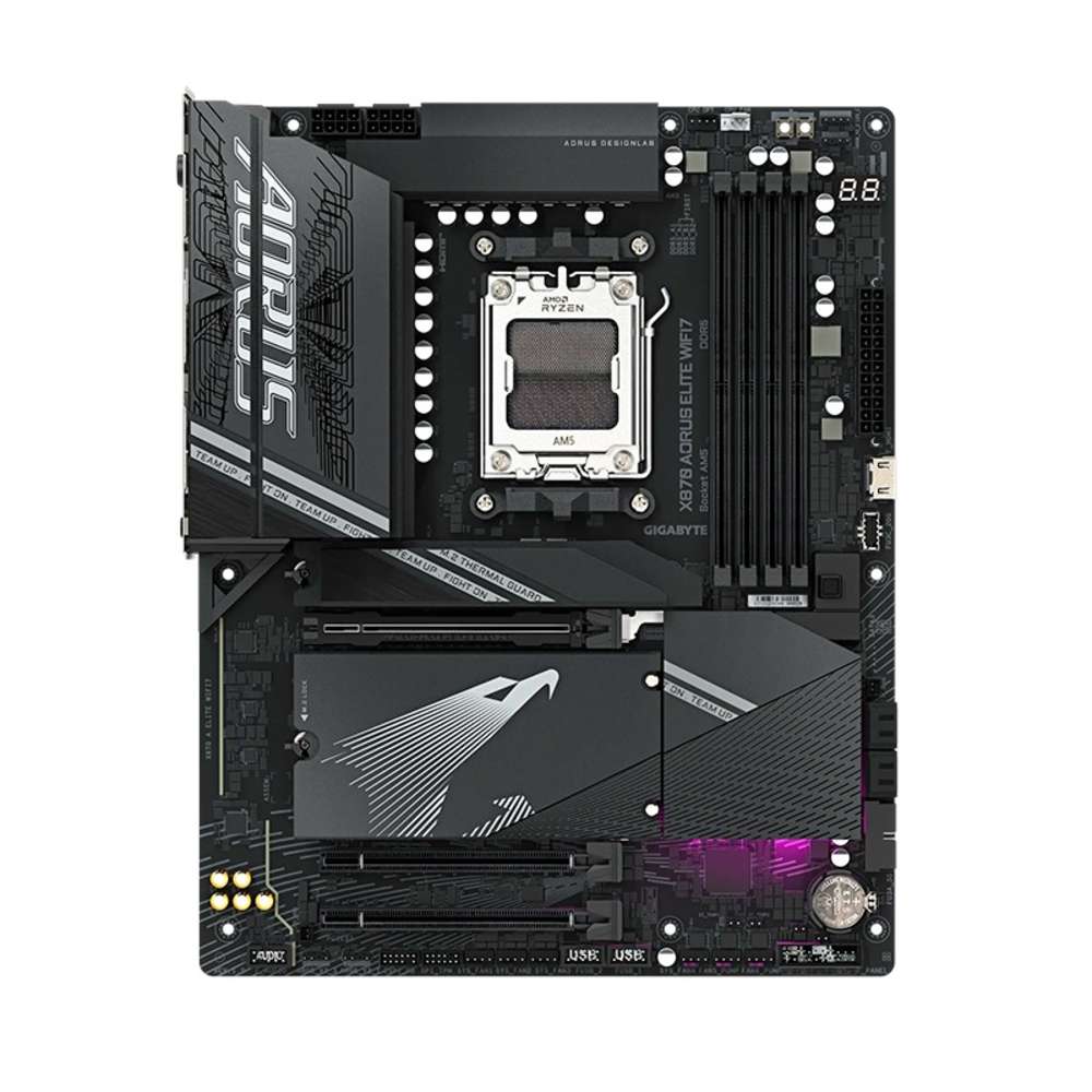Motherboard GIGABYTE X870 AORUS ELITE WIFI7, Chipset AMD X870, Socket AMD AM5, ATX