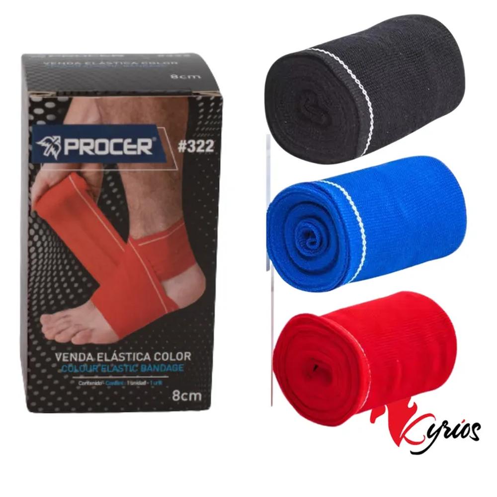 VENDAS DEPORTIVAS PARA BOX,FUTBOL,GYM DE 10 CM X 3 MTS ROJO