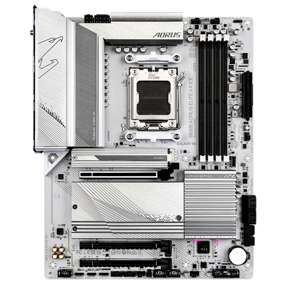 Motherboard Gigabyte B650 AORUS ELITE AX ICE, Chipset AMD B650, Socket AMD AM5, ATX