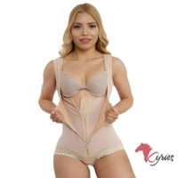 Body Modeador Tirante Ancho Modelo V-132 Beige